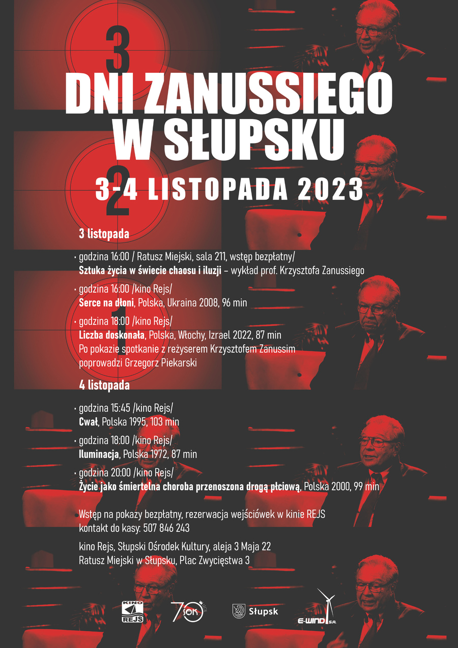 Zanussi plakat z programem mały