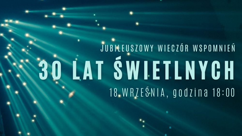 30 lat świetlnych baner średni