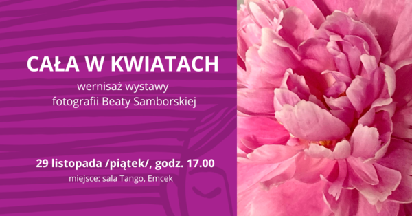 CAŁA W KWIATACH baner
