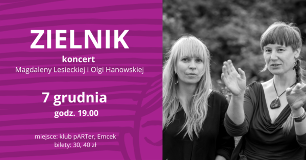 ZIELNIK koncert banerek 2
